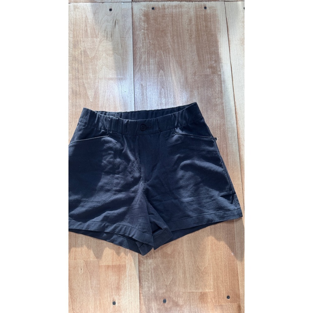 The North‎ Face Womens Black Hiking Shorts Size 0 Cotton Nylon Stretch Utility